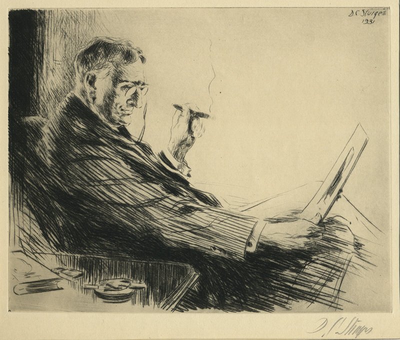 The Print Lover Dwight Case Sturges (American 1874-1940)